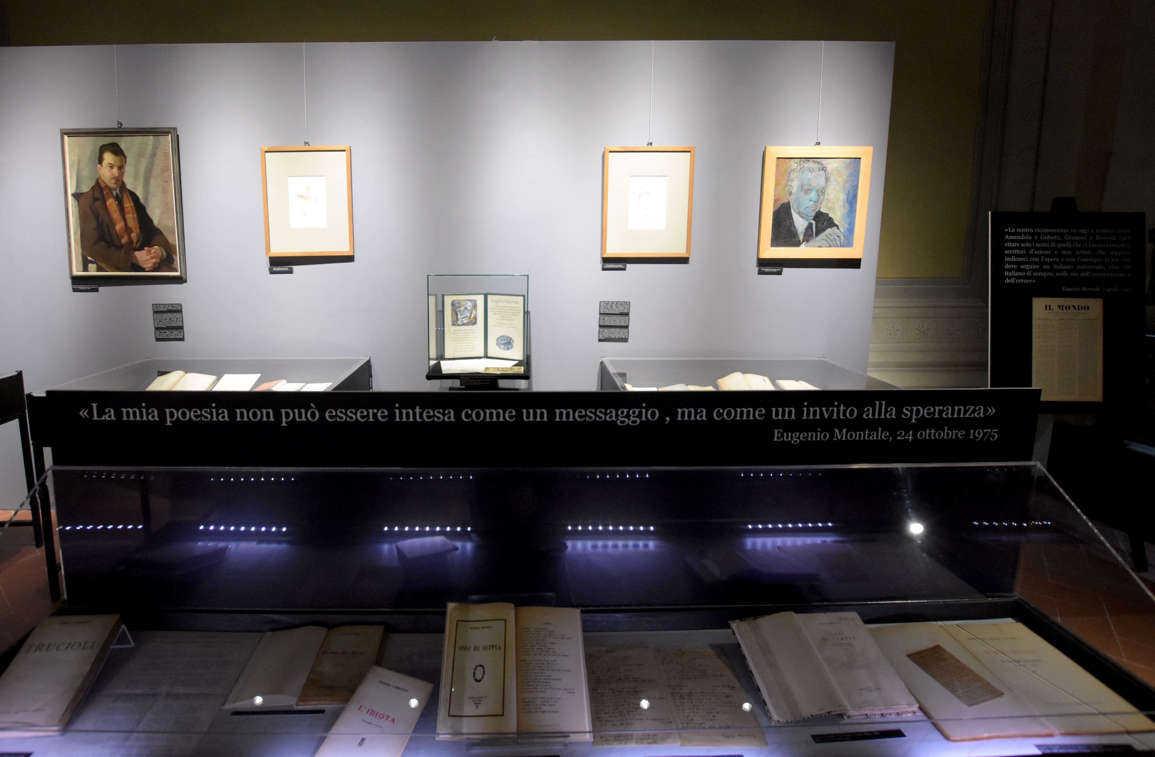 Scrittori d’azione e non artisti". Eugenio Montale e Alessandro Bonsanti: un percorso tra i Fondi del Gabinetto Vieusseux 